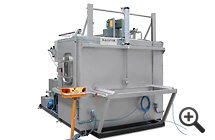 Automatic spray wash cabinet