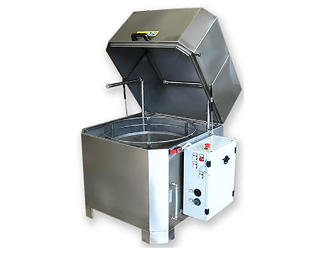 Rotating basket part washer